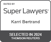 Rated By | Super Lawyers | Karri Bertrand | Selected In 2024 Thomson Reuters